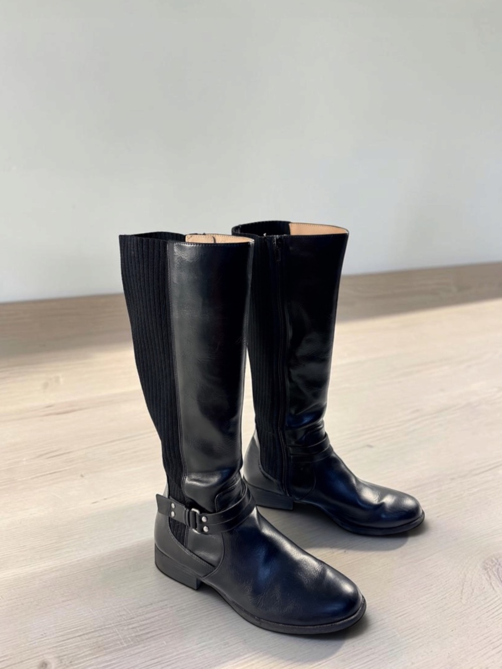 Life Stride X-Anita Knee High Riding Boots Black Tall 7.5 - Picture 6 of 16